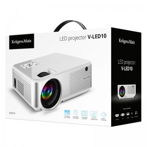 VIDEOPROIECTOR LED HOME V-LED20 KRUGER&MATZ   - max.1920x1080px, 1500:1,  2xHDMI, VGA